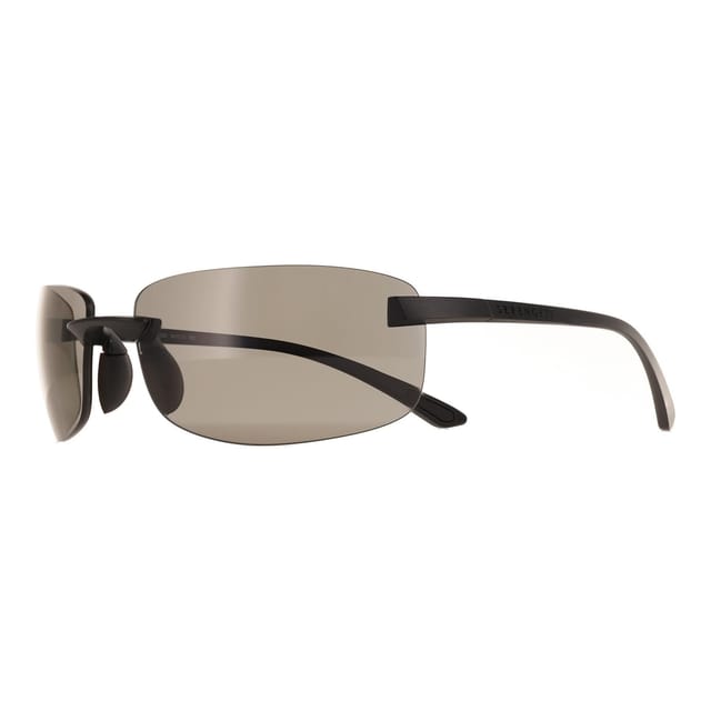 Serengeti Serengeti Men's Rimless Matte Black Trivex Polarized Smoke Rick - 2