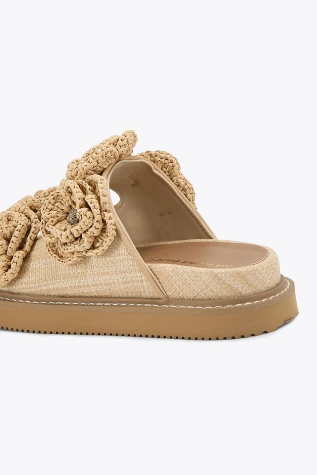 KG Kurt Geiger KG Kurt Geiger Women's 'Sonnet Footbed' Sandals in Beige - 3