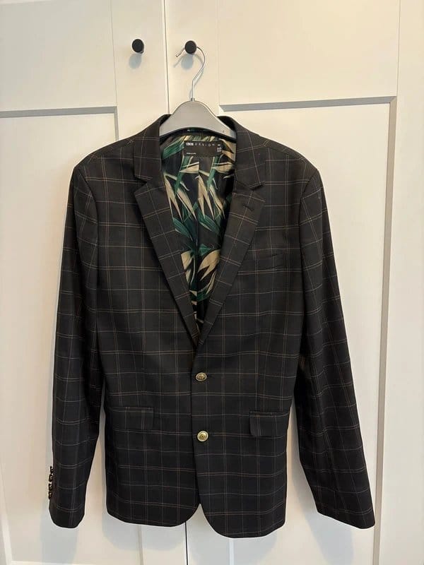 ASOS ASOS black chequered blazer - 1