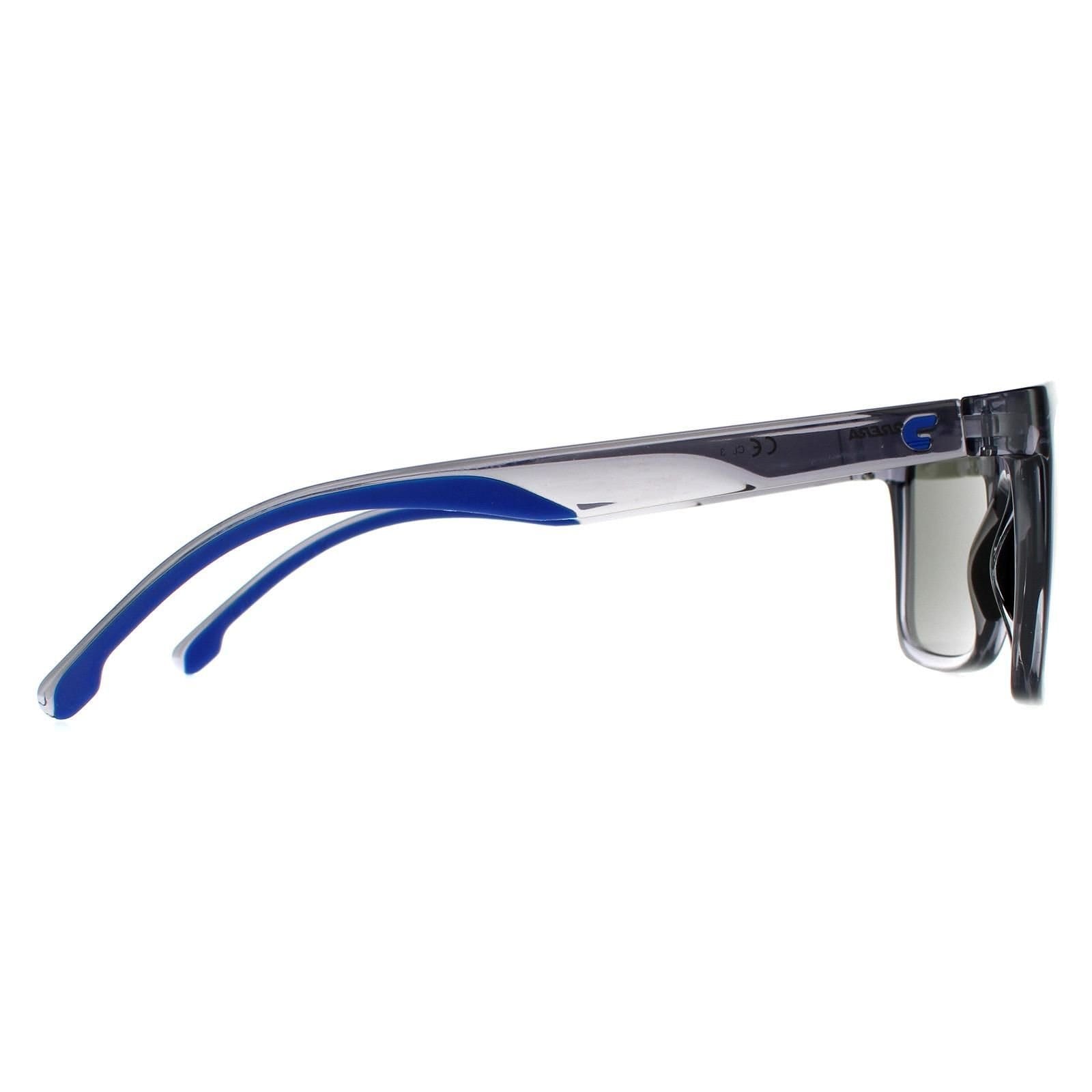 Carrera Carrera Men's Rectangle Grey Blue Mirror Sunglasses - 4