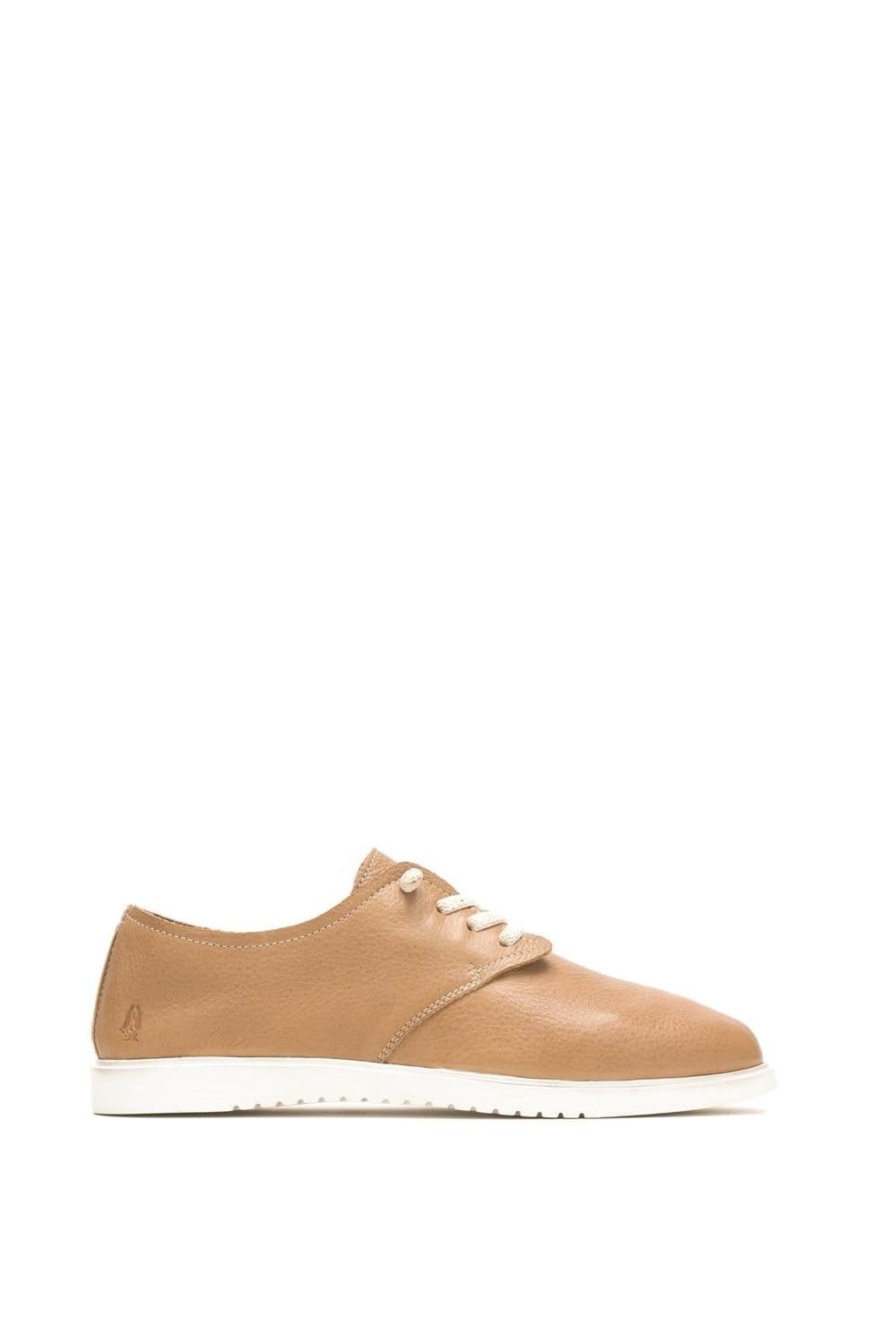 Hush Puppies Hush Puppies Women's 'Everyday' Smooth Leather Lace Shoes in Tan - 4