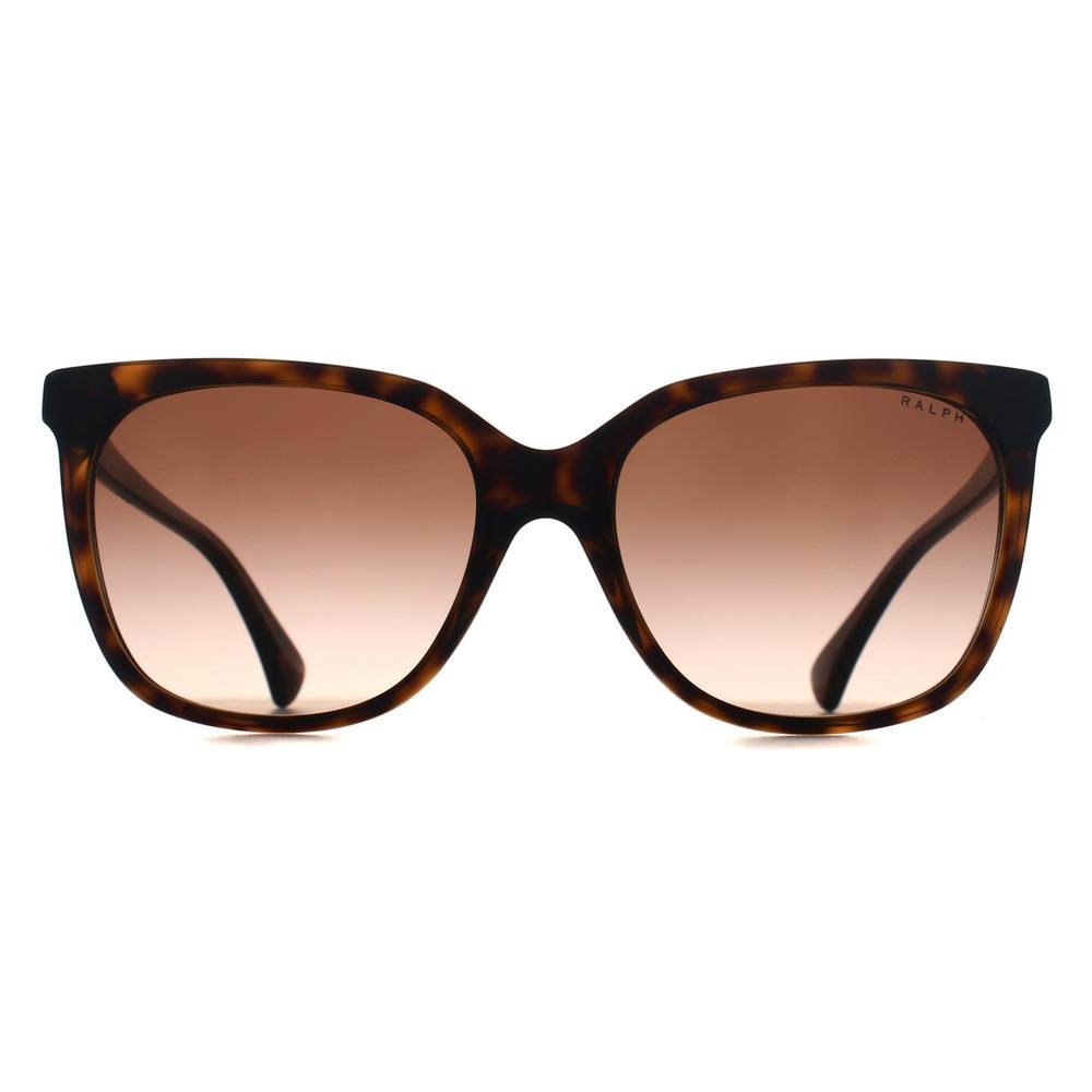 Ralph by Ralph Lauren Ralph by Ralph Lauren Women's Square Dark Havana On Transparent Gradient Brown RA5343U - 1