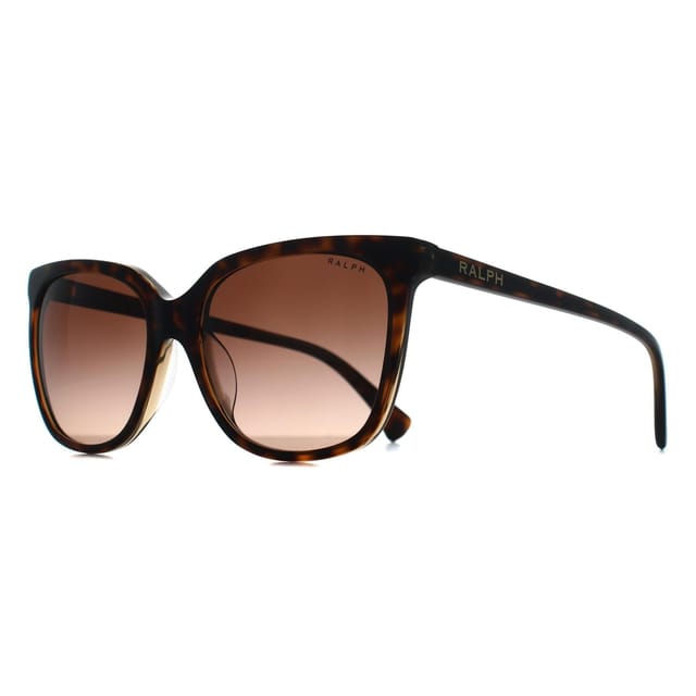Ralph by Ralph Lauren Ralph by Ralph Lauren Women's Square Dark Havana On Transparent Gradient Brown RA5343U - 2