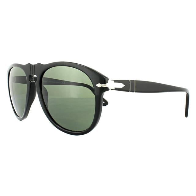 Persol Persol Men's Aviator Black Green Sunglasses - 2