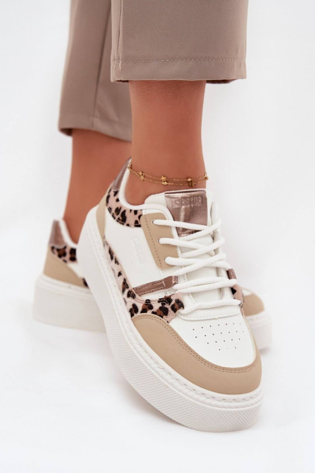 Love Lace Love Lace Women's Platform Sneakers in with Soft Insole Everyday Style in White