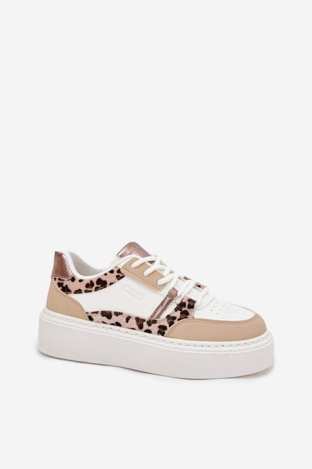 Love Lace Love Lace Women's Platform Sneakers in with Soft Insole Everyday Style in White - 2