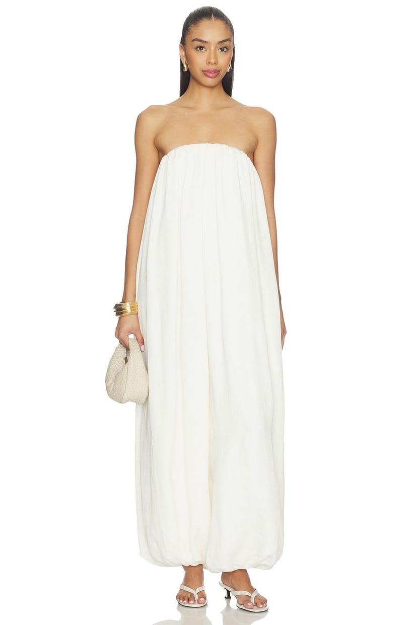 revolve Strapless Bubble Jumpsuit - 1
