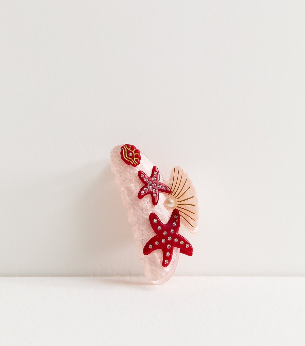 New Look Pink Diamanté Starfish Hair Claw Clip New Look - 2