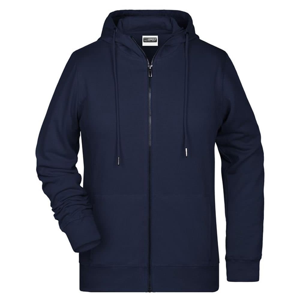 James and Nicholson James and Nicholson Women's Full Zip Hoodie in Navy