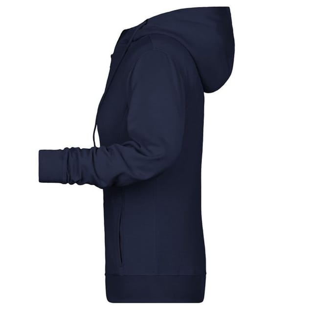James and Nicholson James and Nicholson Women's Full Zip Hoodie in Navy - 3