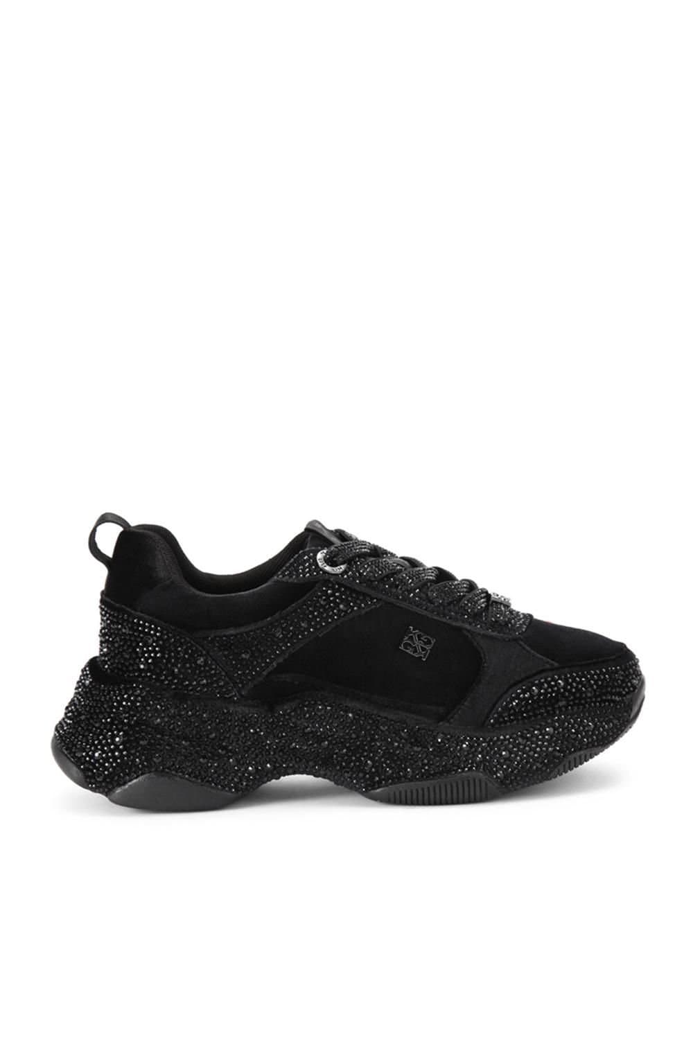 KG Kurt Geiger KG Kurt Geiger Women's 'Lust' Velvet Trainers in Black