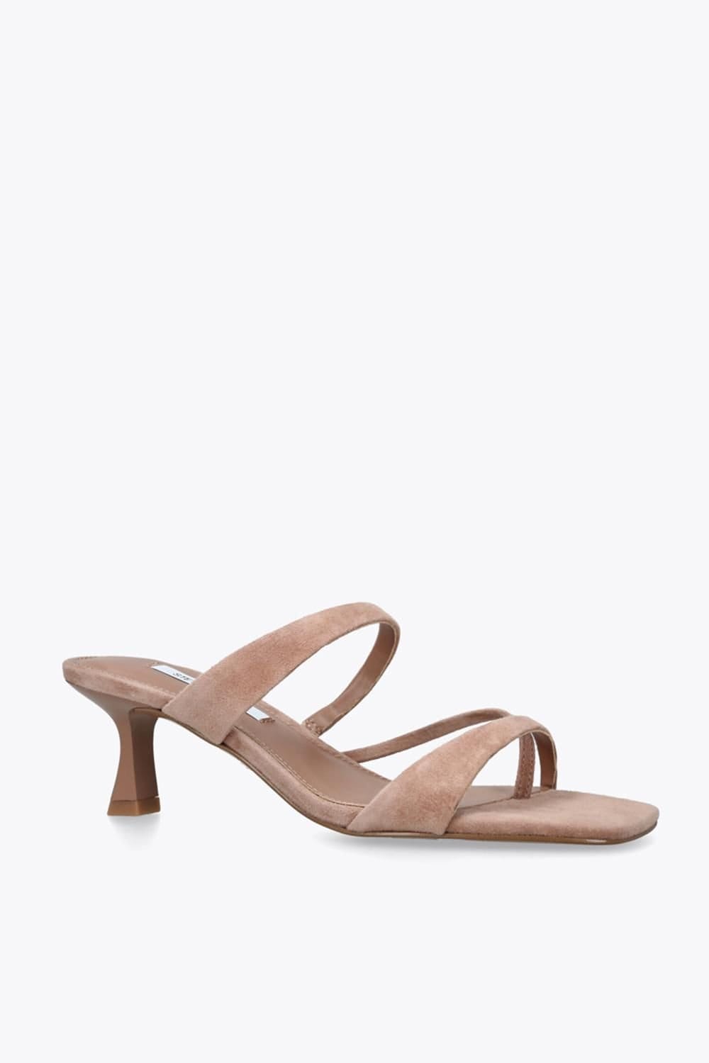 Steve Madden STEVE MADDEN Women's 'Ajay Nude Suede' Suede Heels - 4