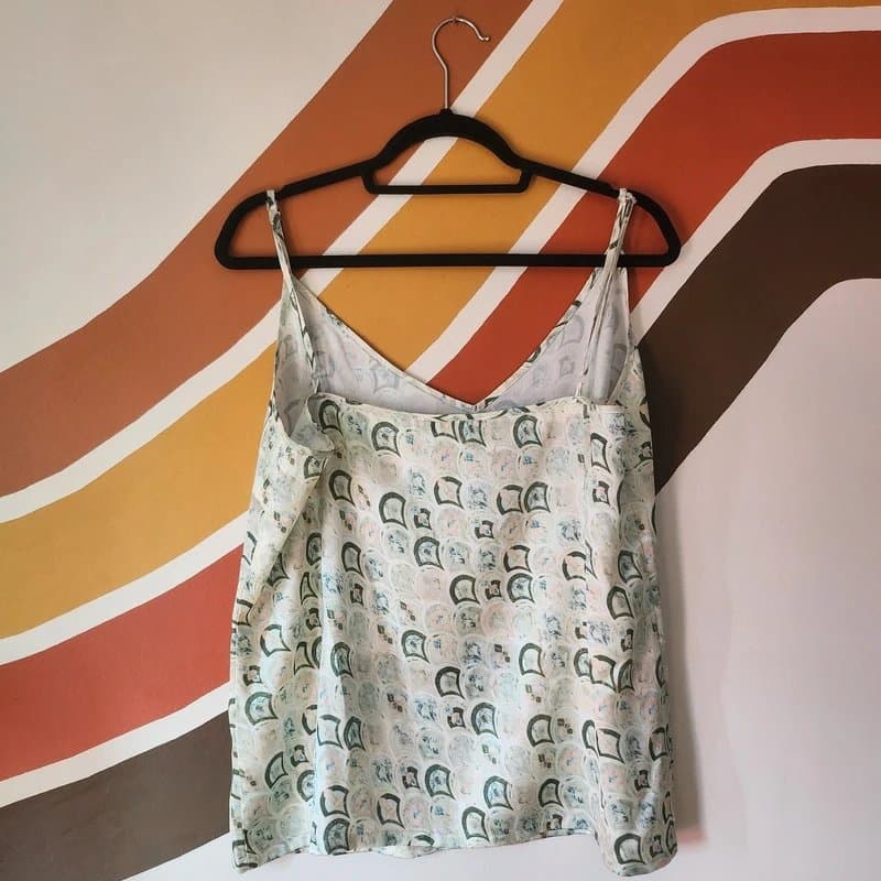Never Fully Dressed Y2K Patterned Silk Effect Camis