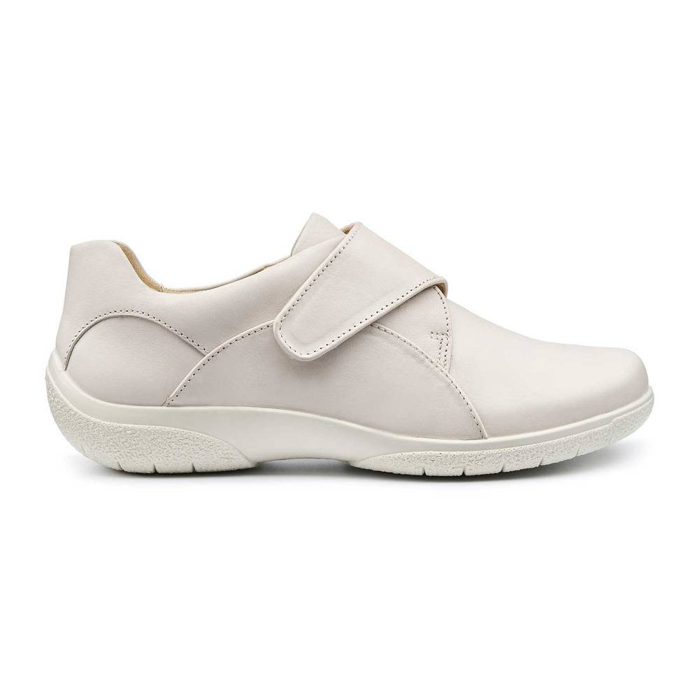 Hotter Hotter Women's Wide Fit 'Sugar II' Classic Casual Shoes in Off-White - 2