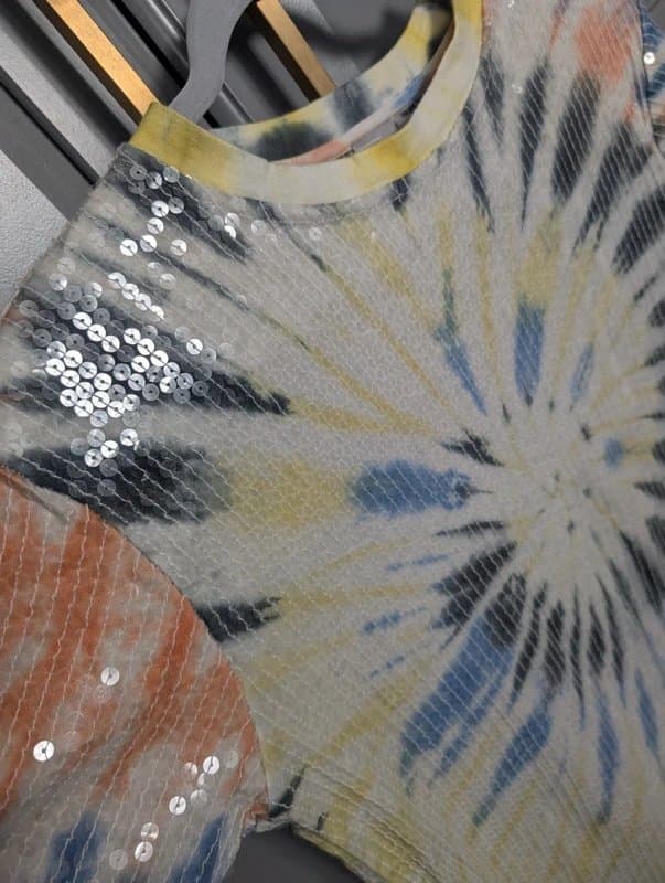 ASOS ASOS Tie Dye Sequin dress