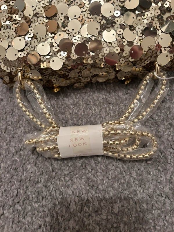New Look New Look Gold Sequin Bag BNWT