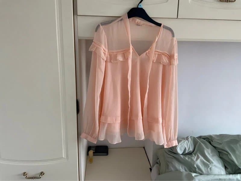 ASOS Design ASOS peach floaty blouse