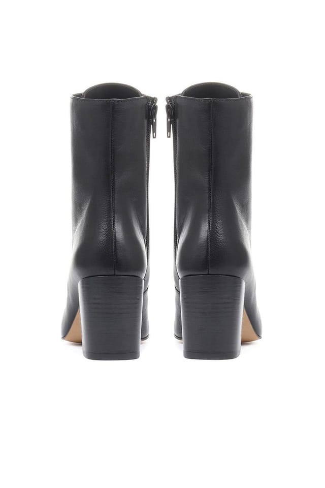 Jones Bootmaker Jones Bootmaker Women's Liana Lace-Up Heeled Ankle Boots in Black - 3