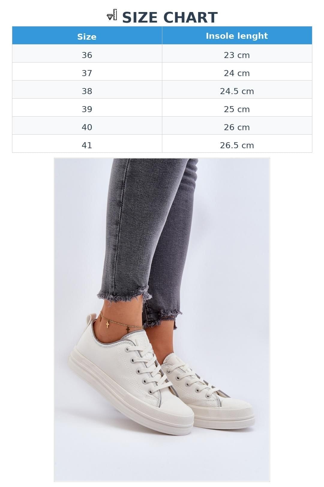 Love Lace Love Lace Women's BIG STAR Platform Textile Sneakers with Comfortable Insole in White - 4