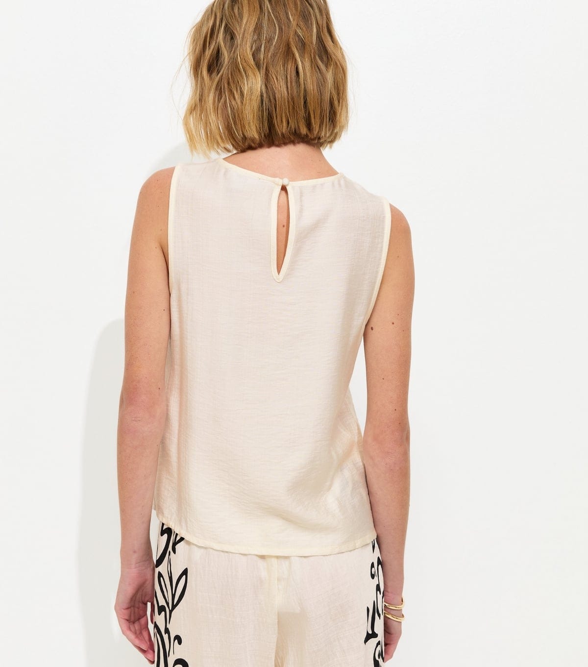 New Look Women's White Paisley Print Tank Top New Look - 4