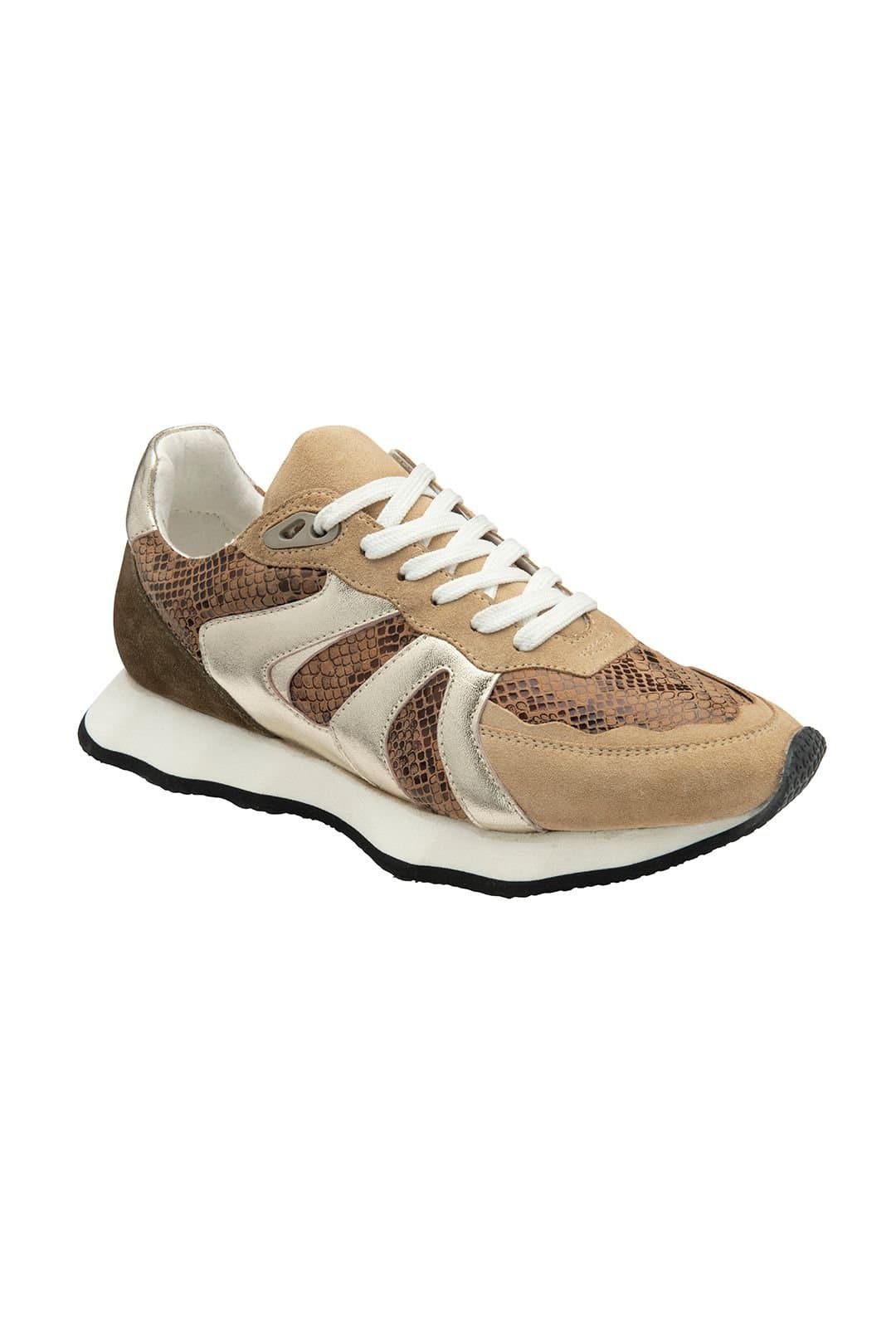 Ravel Ravel Women's 'Innes' Leather Lace-Up Trainers in Beige