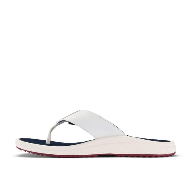 Clarks Clarks Men's M Brinkley White Combination Flip Flop - 2