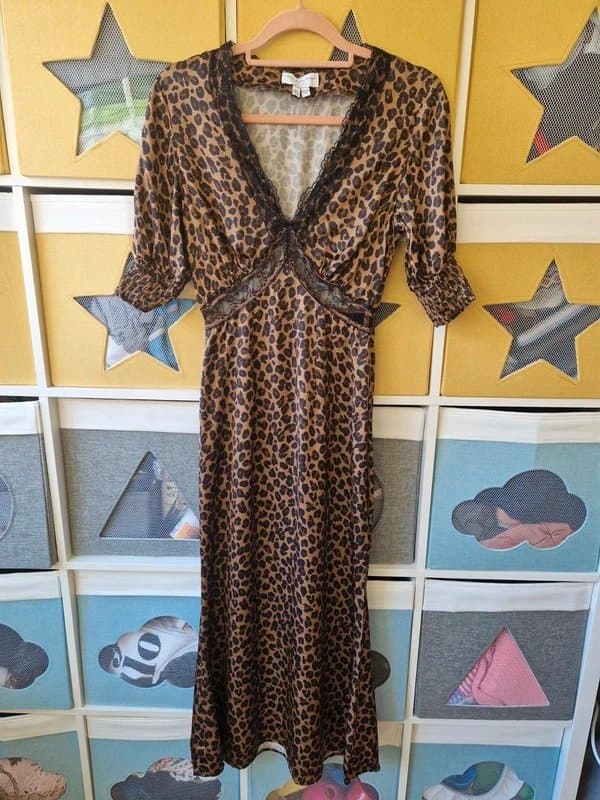 Never Fully Dressed Never fully dressed women's Leopard May Dress size 8