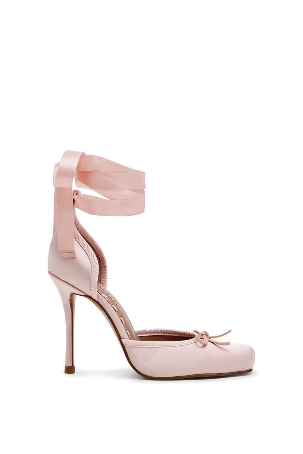 Steve Madden STEVE MADDEN Women's 'Larina Pink Satin' Fabric Heels