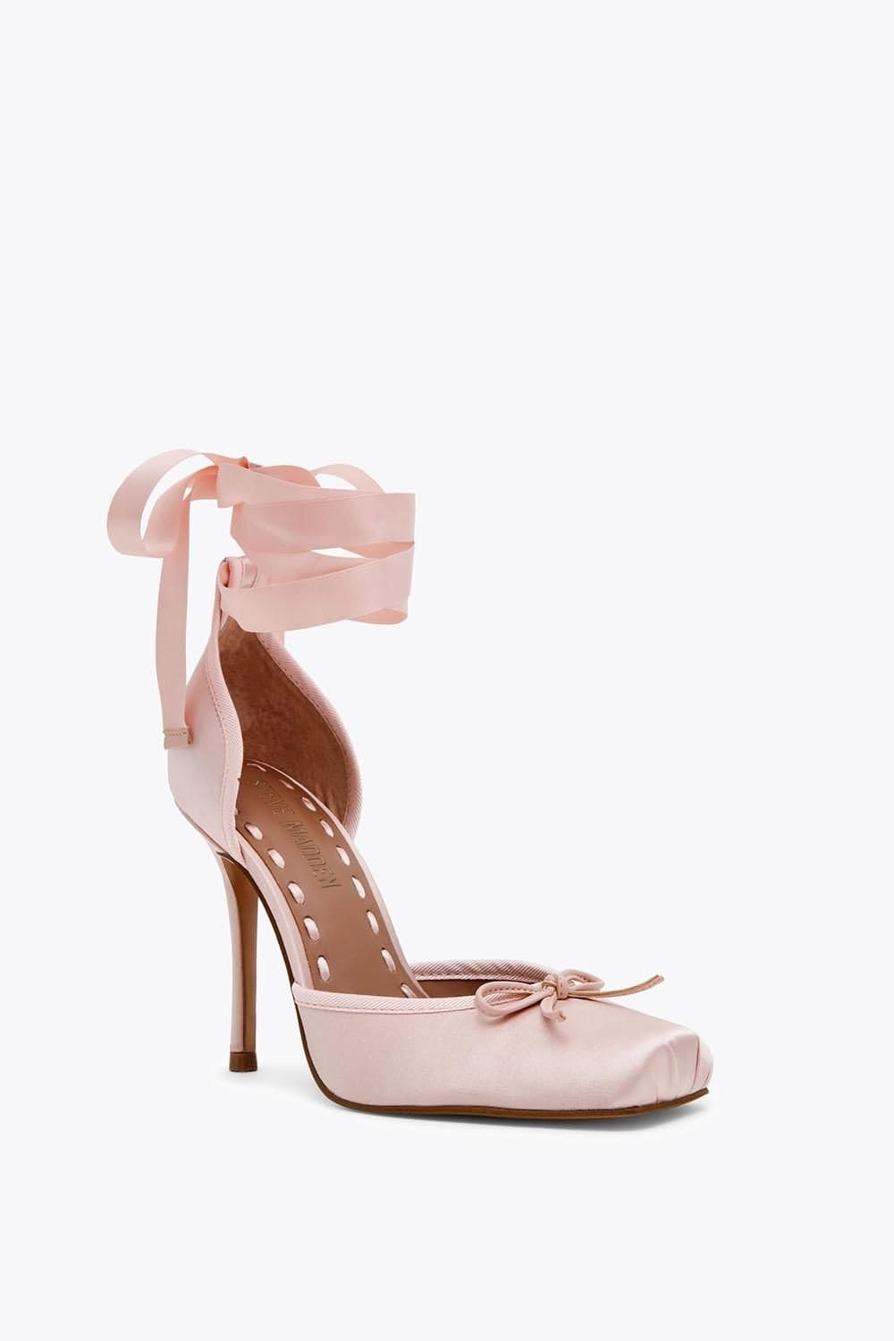 Steve Madden STEVE MADDEN Women's 'Larina Pink Satin' Fabric Heels - 4