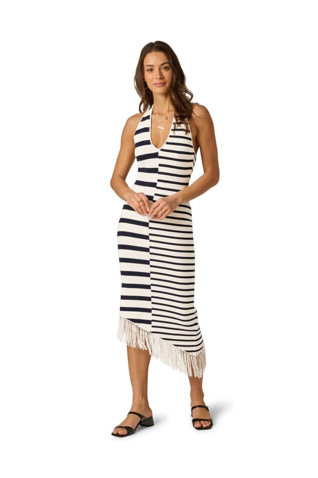 Adrianna by Adrianna Papell Adrianna by Adrianna Papell Women's Sweater Knit Midi Dress in White - 2