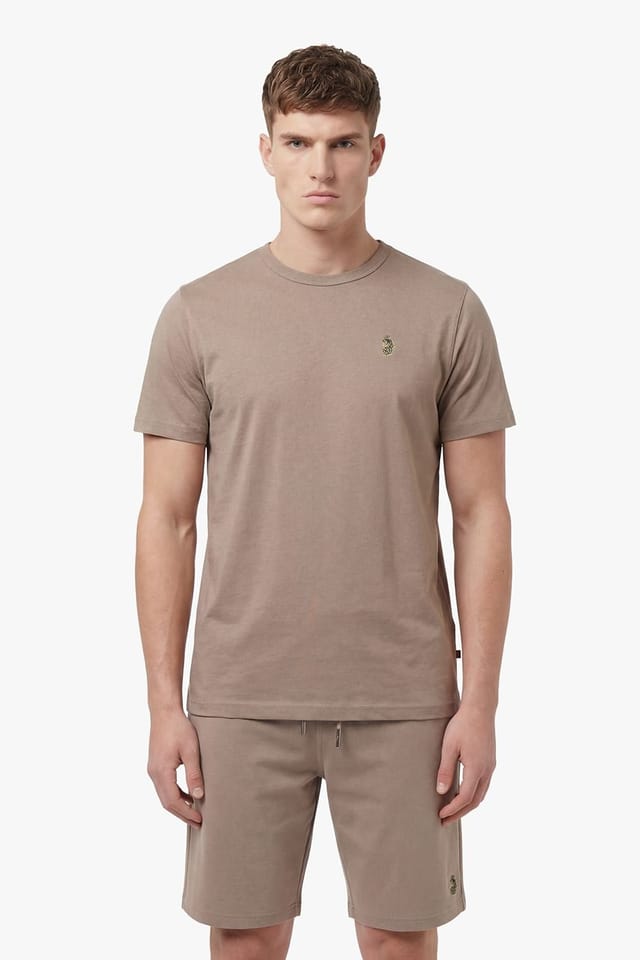 Luke 1977 Luke 1977 Men's Traff T-Shirt & Short Set in Light Brown - 2