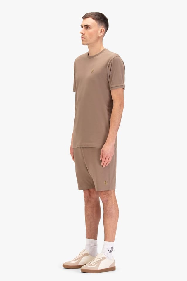 Luke 1977 Luke 1977 Men's Traff T-Shirt & Short Set in Light Brown - 3