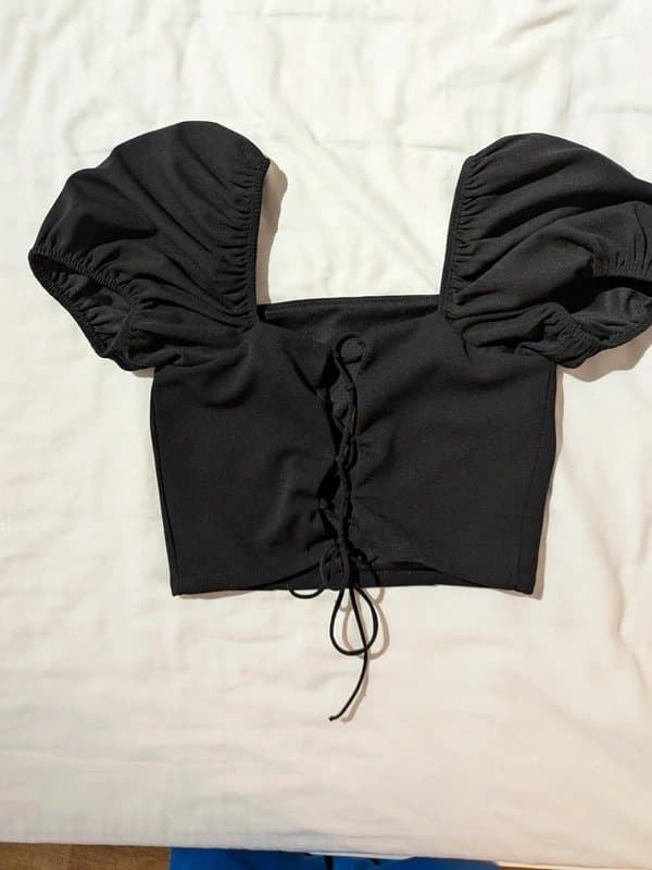 New Look Black corset top