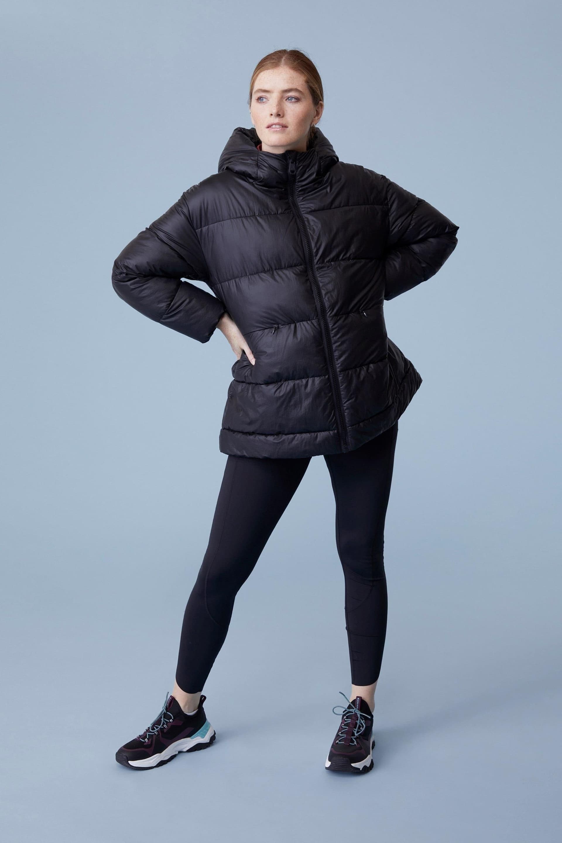 Active People Active People Women's 'Aura Light' PrimaLoft® Gold Insulation Long Sleeve Padded Jacket in Black