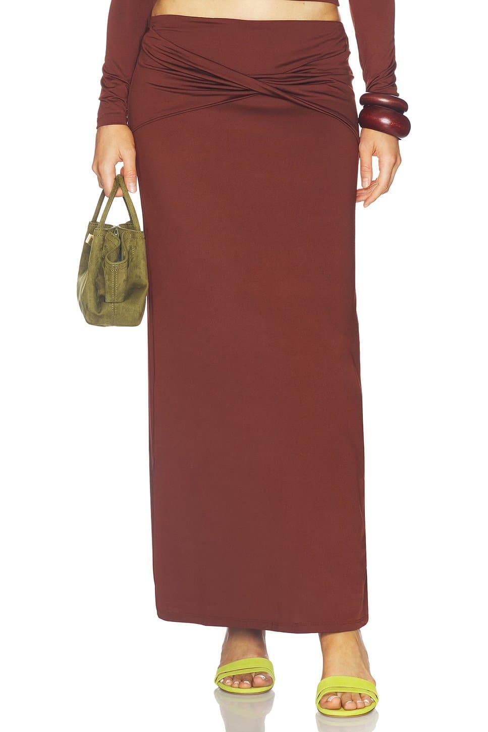 revolve Kamilla Twist Maxi Skirt