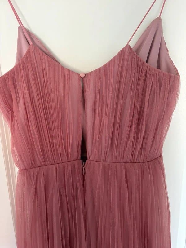 ASOS Asos pink tulle maxi dress