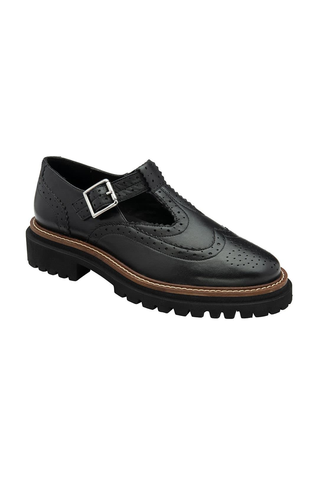 Ravel Ravel Women's Black Leather 'Murton' Brogues
