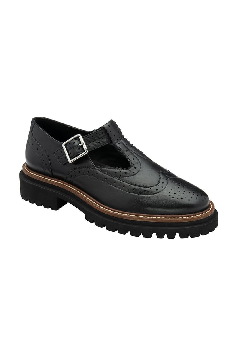 Ravel Ravel Women's Black Leather 'Murton' Brogues - 1
