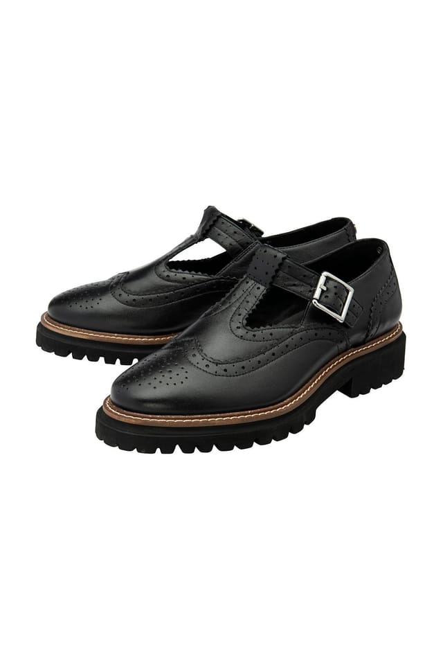 Ravel Ravel Women's Black Leather 'Murton' Brogues - 2