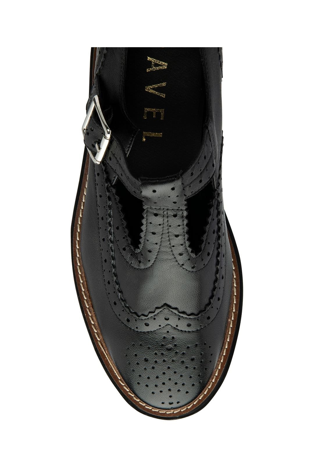 Ravel Ravel Women's Black Leather 'Murton' Brogues - 4
