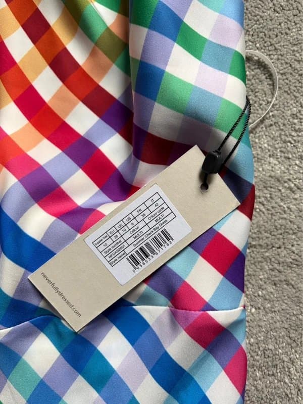 Never Fully Dressed Never Fully Dressed halter satin midi dress