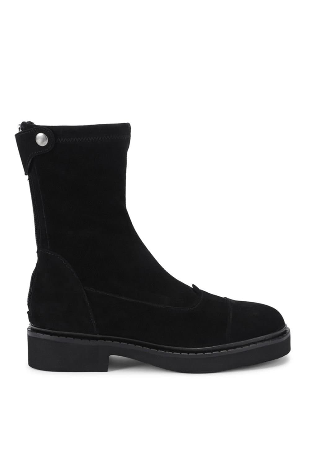 Steve Madden STEVE MADDEN Women's 'Myer Black Suede' Suede Boots