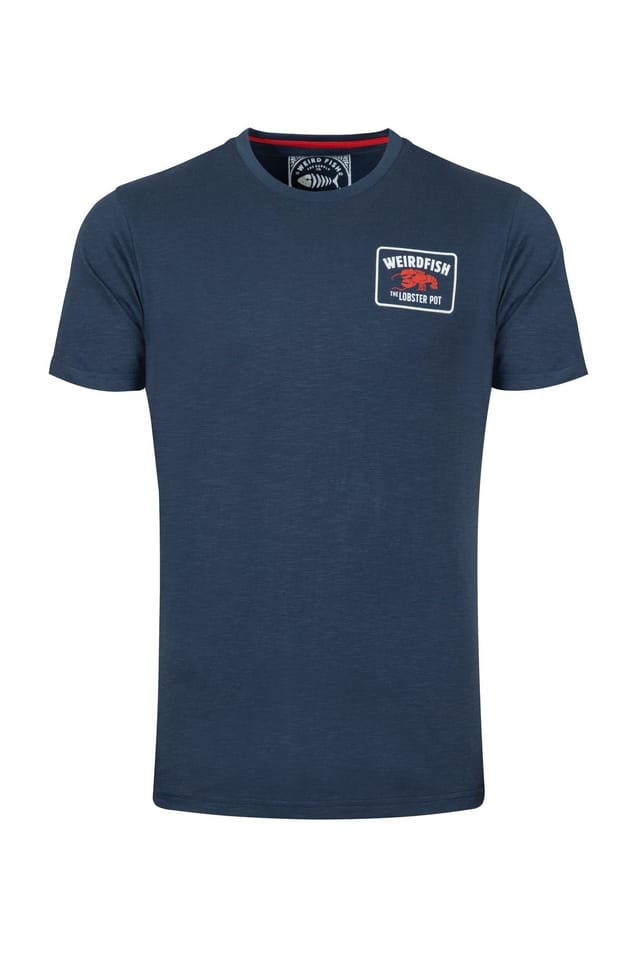 Weird Fish Weird Fish Men's Lobster Pot Graphic T-Shirt in Navy - 2