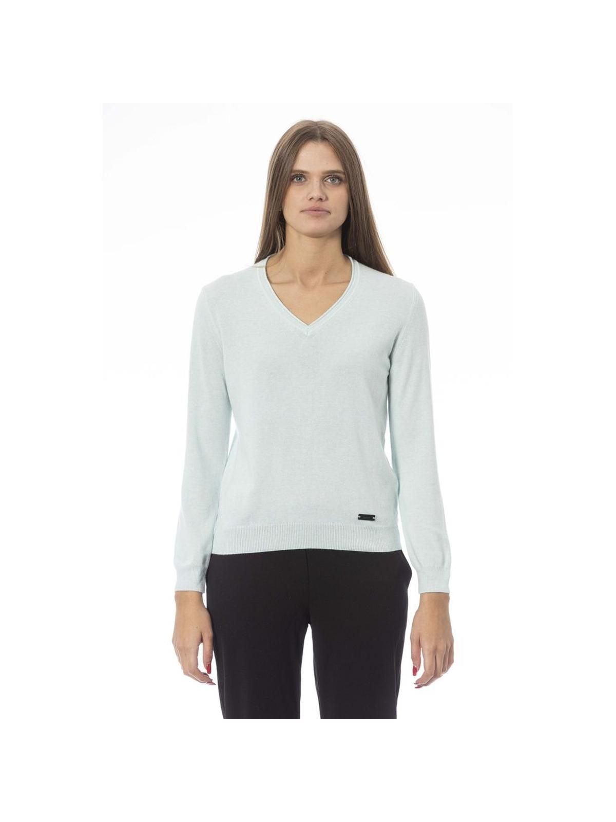 Baldinini Trend Baldinini Trend Women's Light Blue Polyamide Sweater - 2