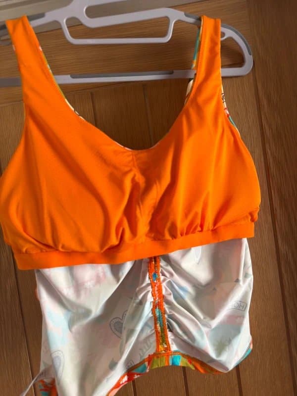 Never Fully Dressed Never Fully Dressed Hope Bright Ruched Bra Top – UK 18 – BN