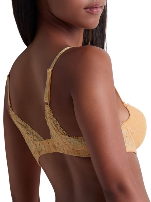 Aubade Aubade Women's Rosessence Care Half Cup Bra in Yellow - 2