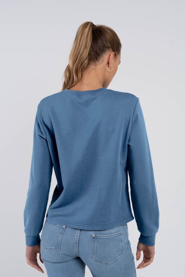 Kettlewell Kettlewell Women's Mollie Sweatshirt in Mid Blue - 3