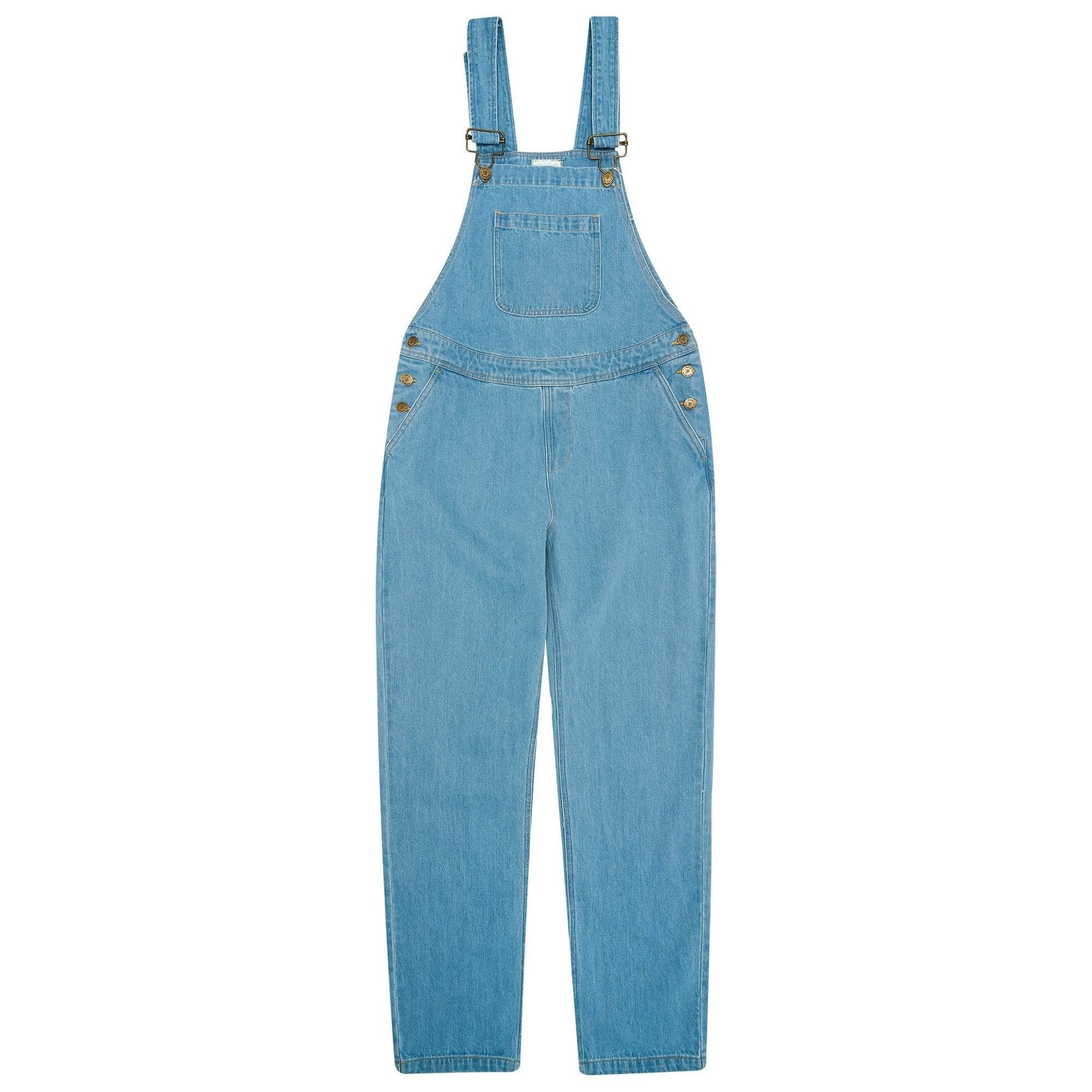 Dotty Dungarees Dotty Dungarees Women's Adult Vintage Denim Dungarees S (UK 8/10) in Blue