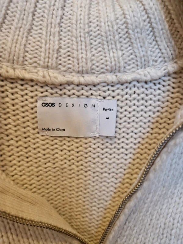 ASOS Petite Pull over half zip petite jumper