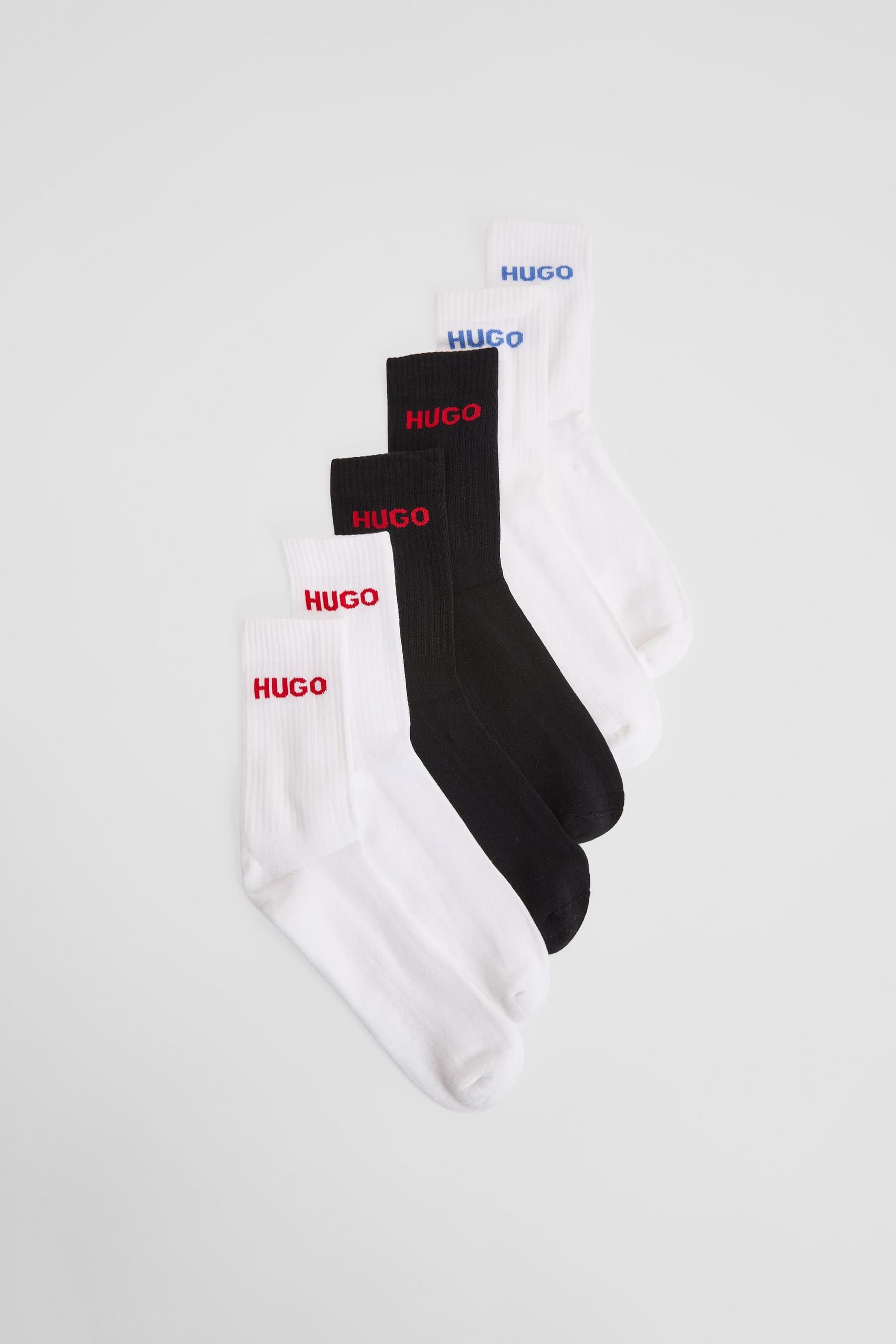 HUGO Hugo Men's 6 Pack Rib Logo Multi